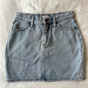 Aritzia TNA Denim Mini Skirt